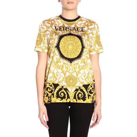 versace women t shirts|versace sweatshirts for women.